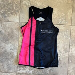 Triathlon/Swim/Cycle Zip Tank Top